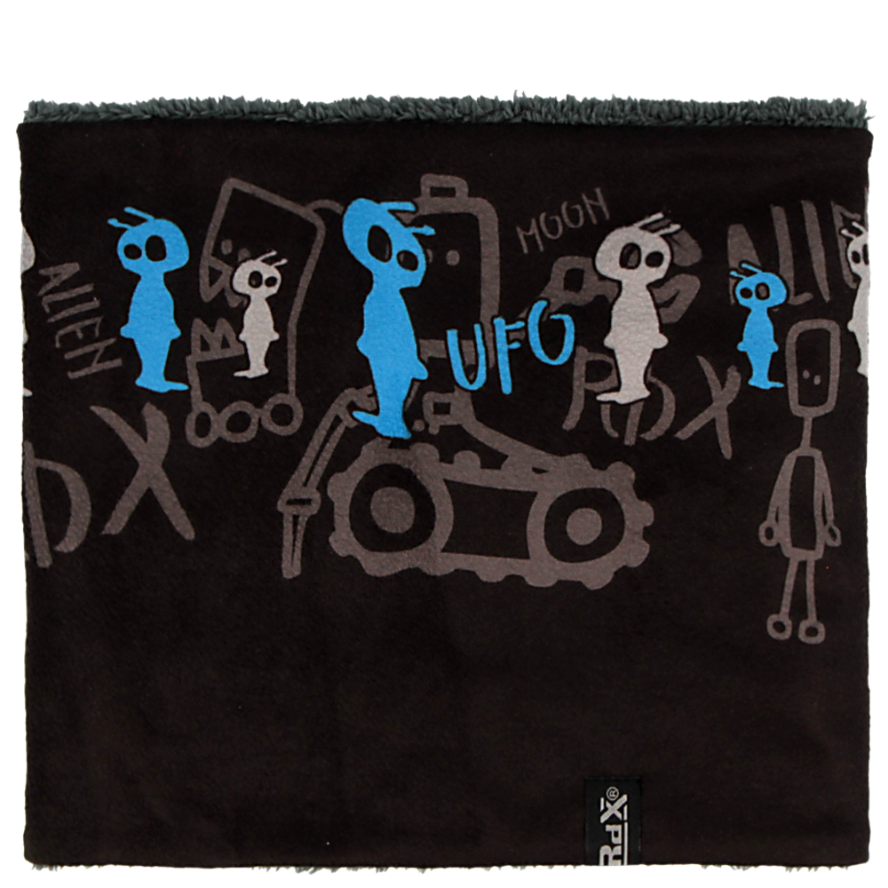 RDX Zimní čepice UFO, podšívka MERINO, černá