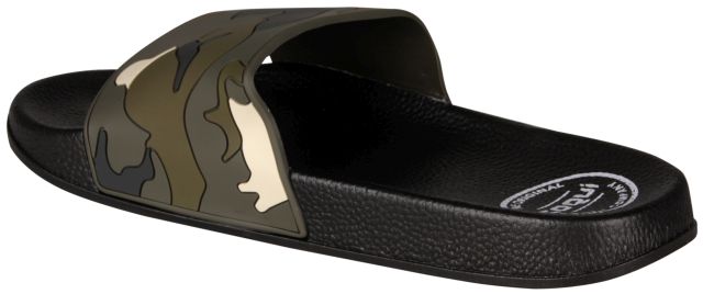 Coqui Pánské pantofle Flexi Black Army až do vel. 46