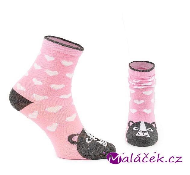 Pidilidi Veselé ponožky FUNNY PD0136-01 - dívčí 3 páry