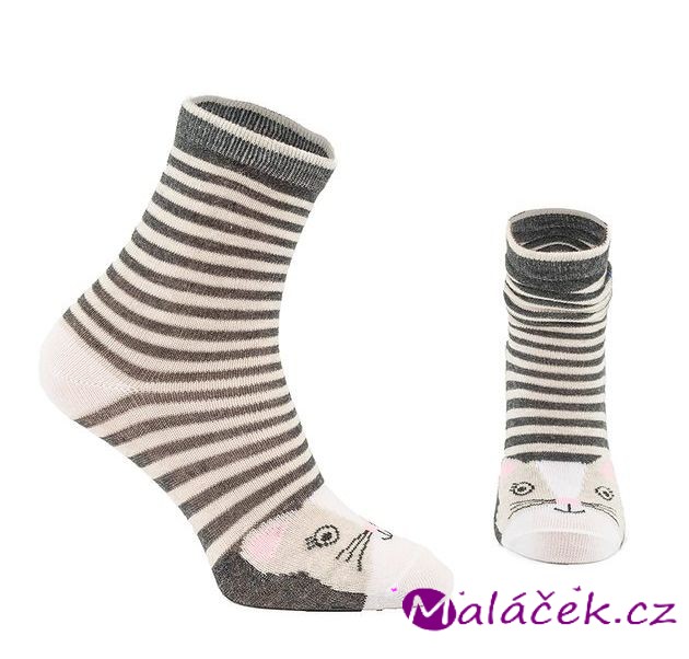 Pidilidi Veselé ponožky FUNNY PD0136-01 - dívčí 3 páry