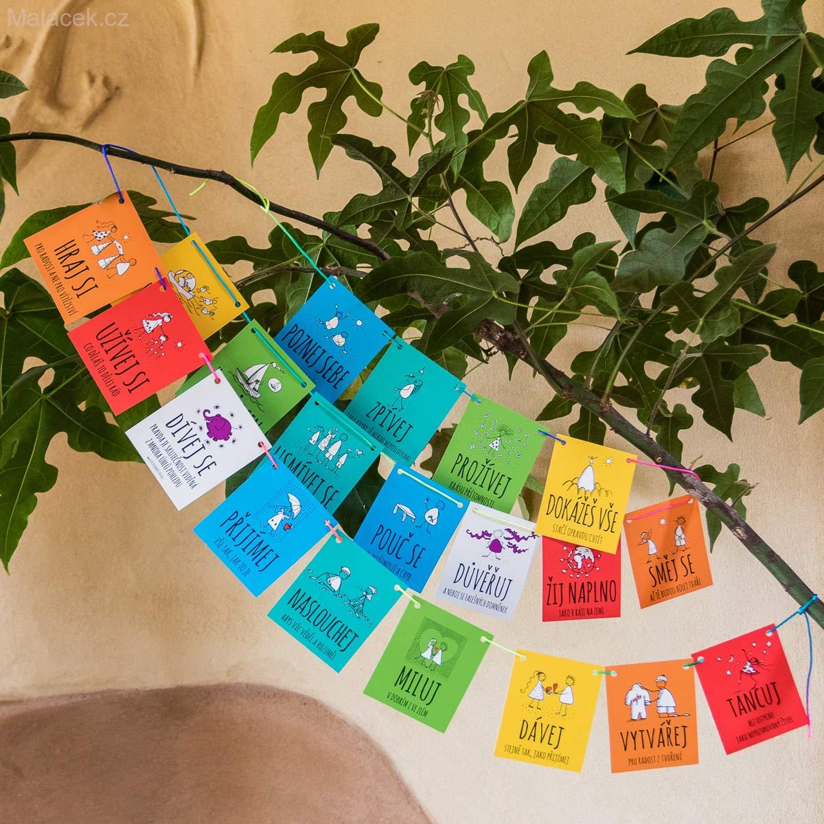 Lucie Ernestová Inspirační praporky malé