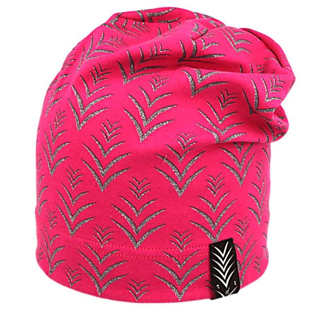 RDX Delší bavlněná čepice Ananas, růžová