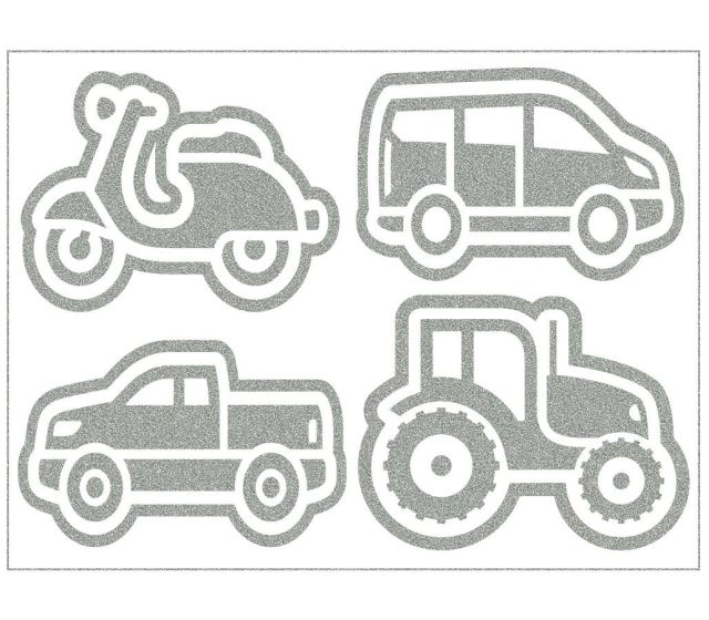 ALTIMA Reflexní nažehlovací panel Dopravní prostředky, traktor