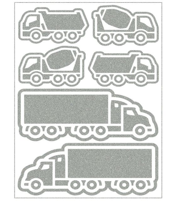 ALTIMA Reflexní nažehlovací panel Nákladní auta