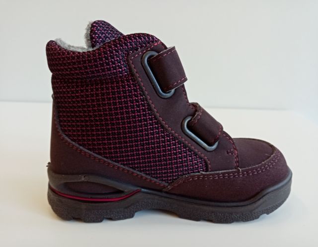 Ricosta LASSE Zimní obuv s membránou 39323-384 brombeer, vínová-bordó