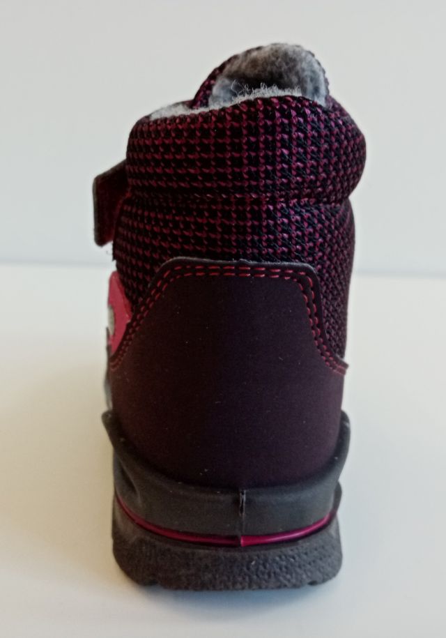 Ricosta LASSE Zimní obuv s membránou 39323-384 brombeer, vínová-bordó