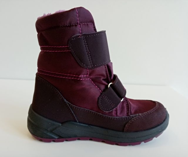 Ricosta GAREI Zimní obuv s membránou 90301-382 brombeer, vínová-bordó
