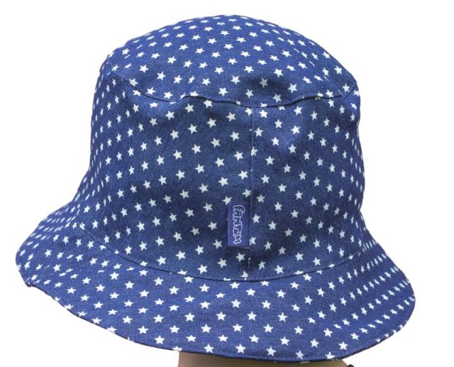 Dětský klobouk Fantom riflový, hvězdičky VEL. 52