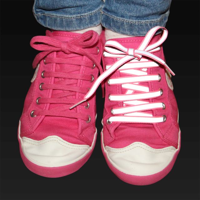 Altima Reflexní tkaničky světle modré