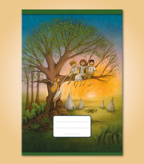 Lucie Ernestová Školní sešit 445 - Přátelství - čtverečkovaný