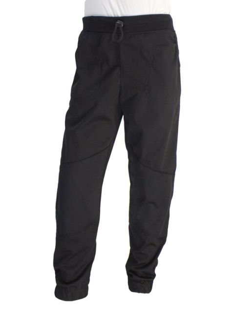 Fantom Dětské kalhoty SOFTSHELL s dvojitými koleny - membrána 18000/12000 černá