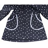 Fantom Dětský softshellový kabát černý s reflexním potiskem srdíček