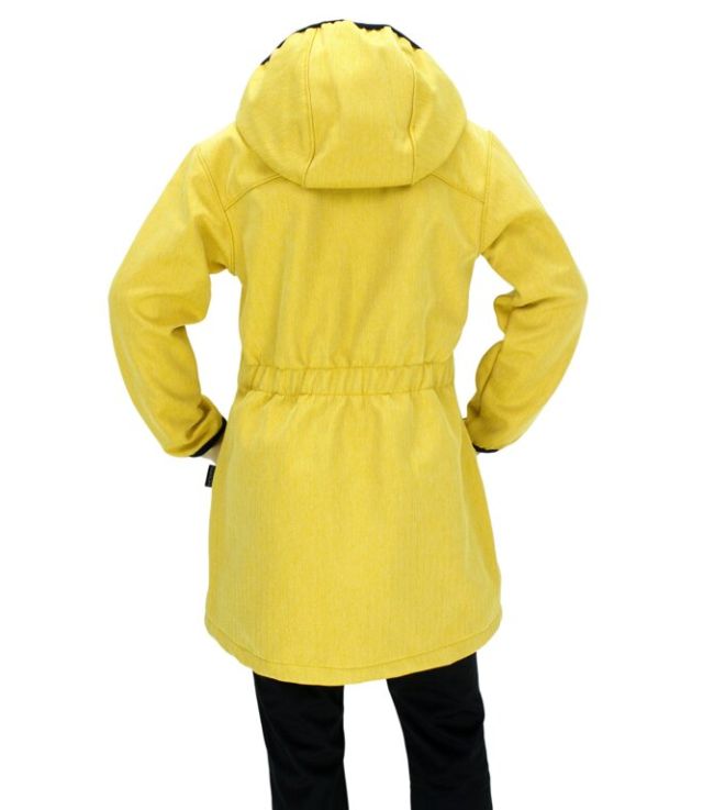 Fantom Dětský softshellový kabát hořčicový