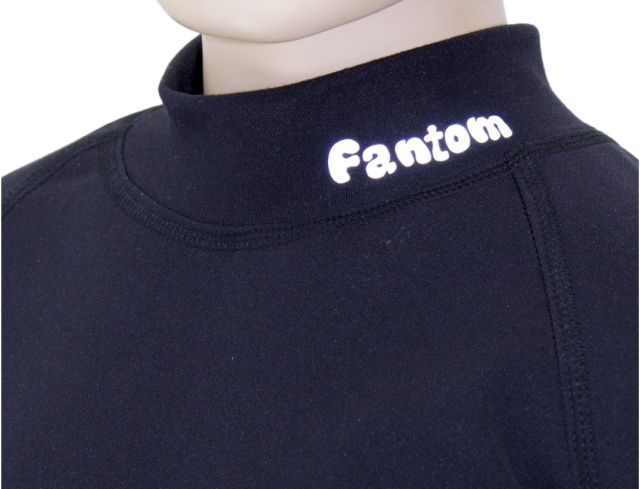 Fantom Funkční triko s počesem a stojáčkem, černé