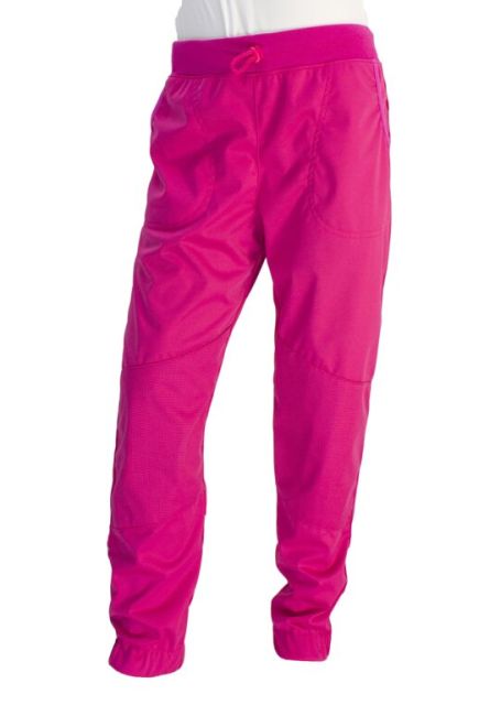 Fantom Dětské kalhoty SOFTSHELL s dvojitými koleny - membrána 18000/12000 růžová