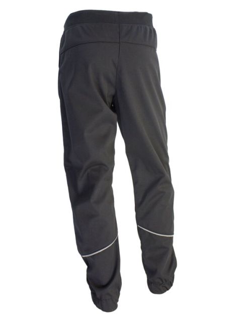 Fantom Dětské kalhoty SOFTSHELL s dvojitými koleny - membrána 18000/12000 černá