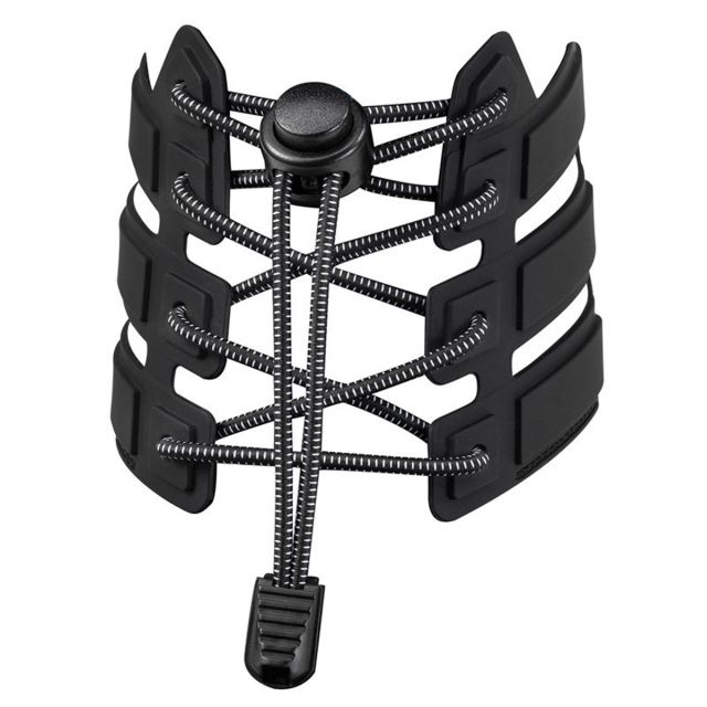 Altima Reflexní elastické tkaničky černá