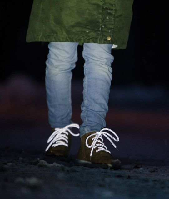 Altima Reflexní tkaničky kulaté - růžové 120 cm