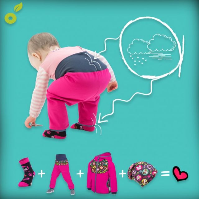 Unuo batolecí LETNÍ softshellové kalhoty Pejsci smaragdová VEL. 80-86, 86-92, 92-98, 98-104