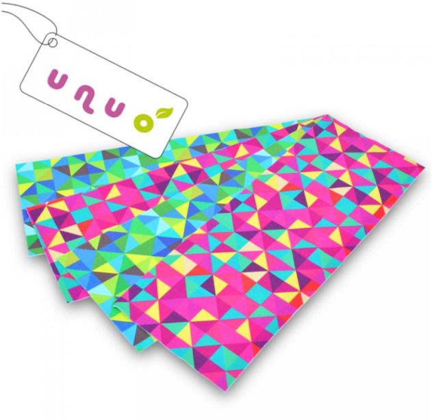 Unuo separační plena Triangl kluk - modro-zelený