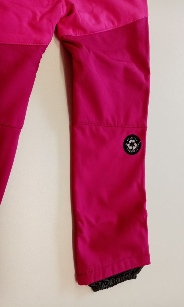 Wolf softshellové kalhoty s fleecem růžová