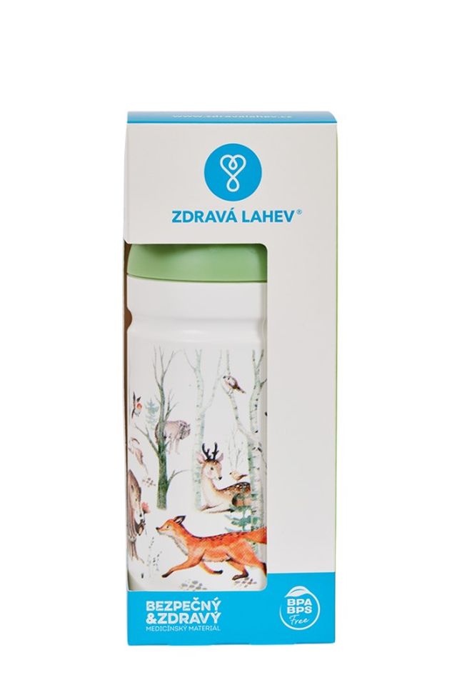Zdravá lahev Lesní zvířátka 0,5l - VÝPRODEJ