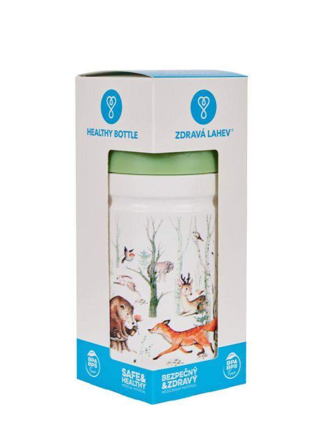 Zdravá lahev Lesní zvířátka 0,5l - VÝPRODEJ