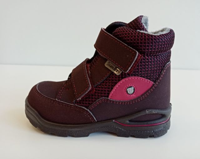 Ricosta LASSE Zimní obuv s membránou 39323-384 brombeer, vínová-bordó