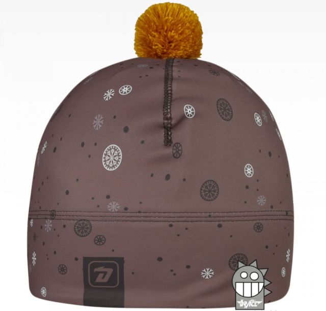 Flavio čepice pro zimní období vzor 164, hnědá, srneček