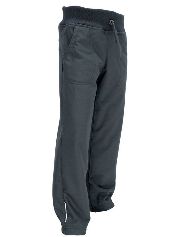 Fantom ZIMNÍ kalhoty softshell s beránkem černé